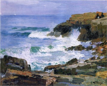 海の風景を眺める エドワード・ヘンリー・ポットハスト Oil Paintings